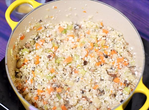 Cauliflower Rice Stuffing - Step 2